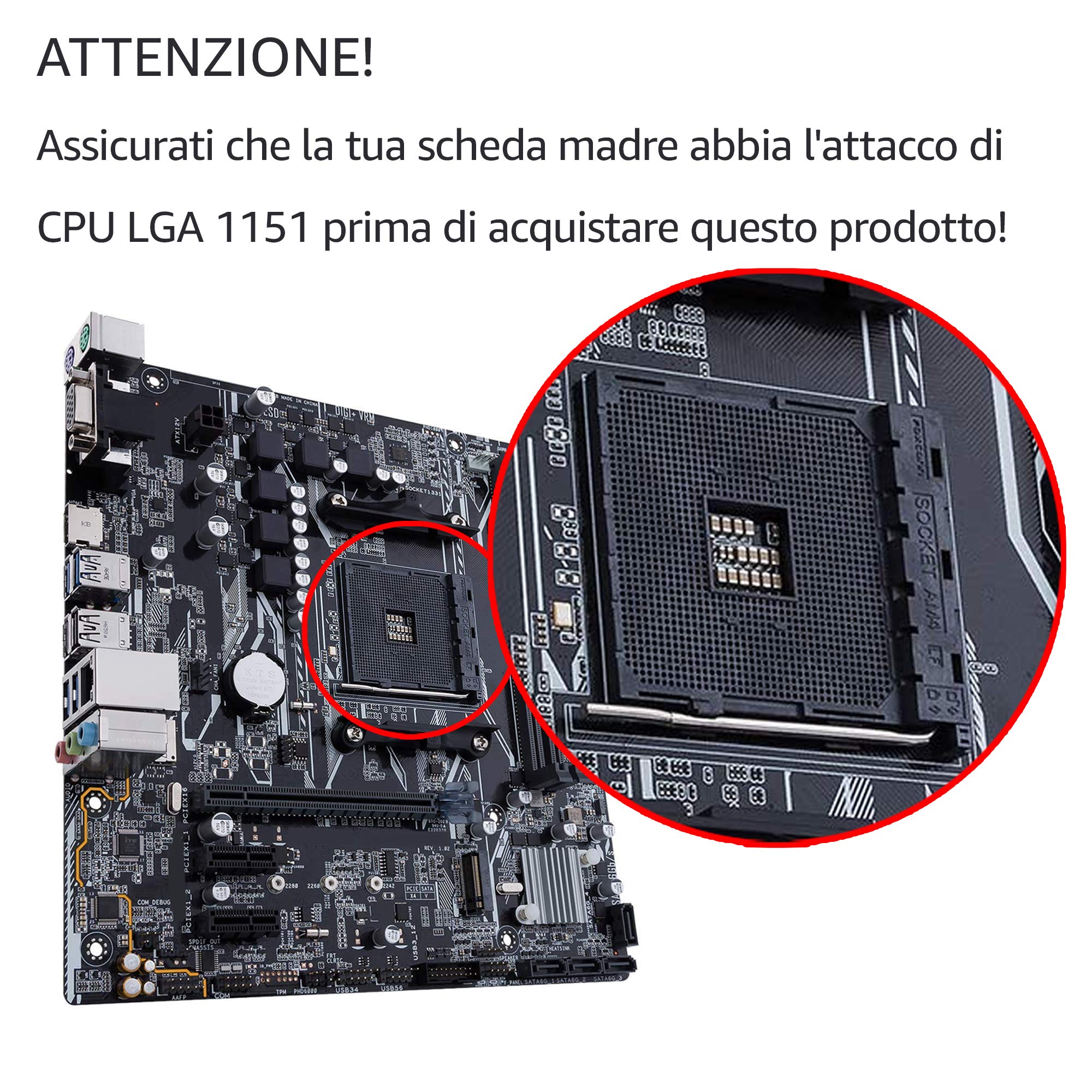 CPU Intel CORE i7-8700 i5-8400 Intel Core i7 8700 Cpu Processore, Argento : Amazon.it